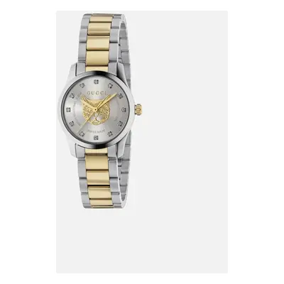 Women's Gucci YA1265016 G-Timeless Two-Tone Ladies Watch - Silver