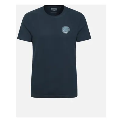 Men's Mountain Warehouse Mens St Andrews Tree Ring Organic T-Shirt - Navy - Size: 40/Regular