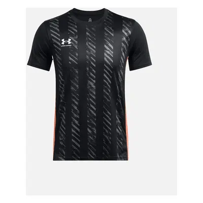 Men's Under Armour Mens Challenger Print T-Shirt (Black) - Size: 44/Regular