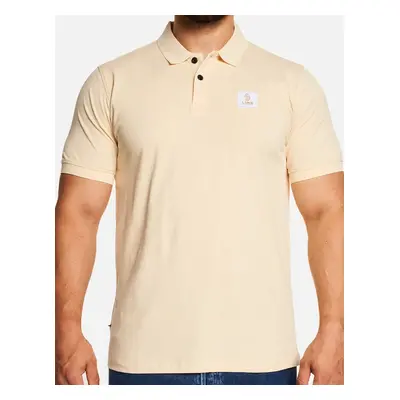 Men's Luke Mens Laos Patch Pocket Polo Shirt (Ecru) - Cream - Size: 44/Regular