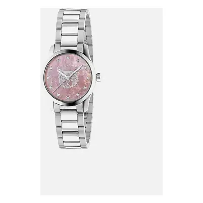 Women's Gucci YA1265025 G-Timeless Pink Mother of Pearl Dial Ladies Watch - Silver