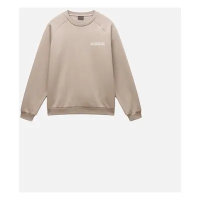 Men's Napapijri Mens B-Rollin Sweatshirt (Beige) - Cream - Size: 2XL