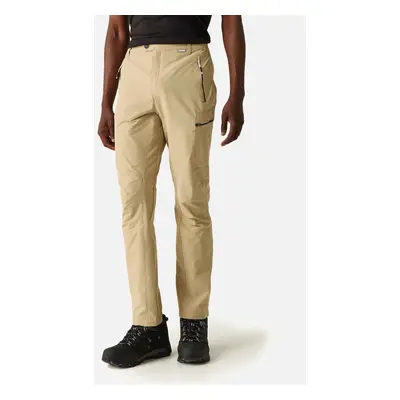 Men's Regatta Mens Highton Polyamide Durable Walking Trousers - Cream - Size: