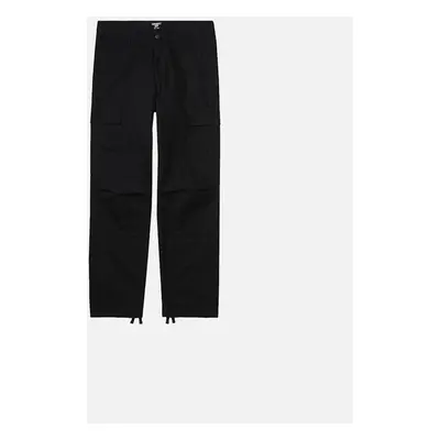 Men's Carhartt WIP Regular Cargo Pant - Black Rinsed - Size: 30