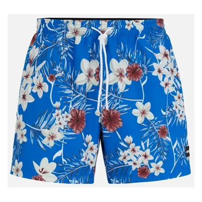 Men's BOSS Black Piranha Swim Shorts 423 Med Blue - Size: 44/32