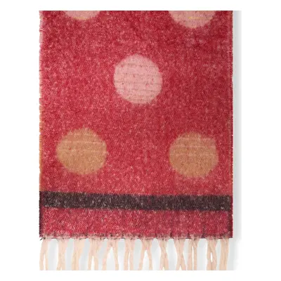 James Lakeland Women's Circle Red Scarf