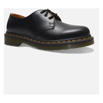 Women's Dr Martens Womens 1461 Yellow Stitch Shoes (Black) - Size: 10