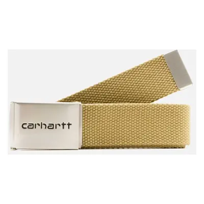 Men's Carhartt Clip Chrome Web Belt - Leather - Gold