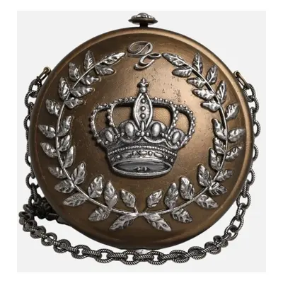 Dolce & Gabbana Women's DG Crown Detailing Crossbody Bag Women - Gold - Size: ONE size