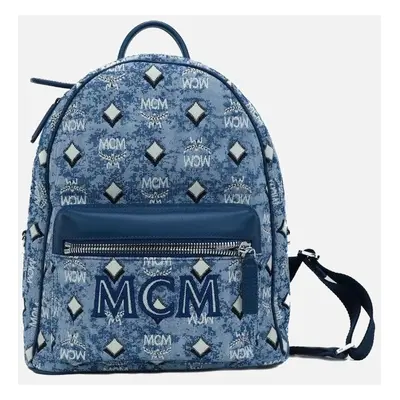 MCM Women's Patricia Mini Backpack Blue Denim Women - Size: ONE size