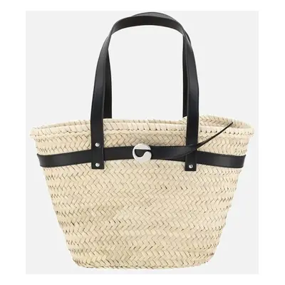 Coperni Women's Elegant Contemporary Palm Shoulder Bag with Silver Logo Women - Beige - Cream - 