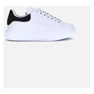 Alexander Mcqueen Women's Leather Platform Sole Sneakers with Logo Details Women - White - Size:
