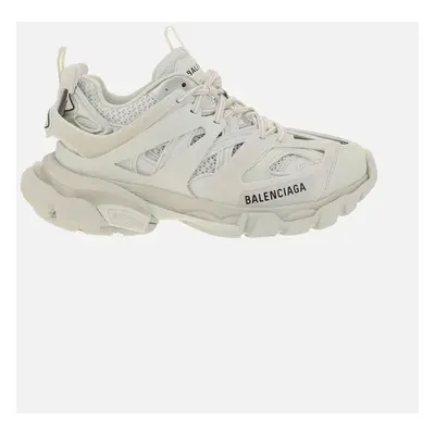 Balenciaga Women's Track Sneakers with Mixed Material Upper and Leather Details Women - - White 