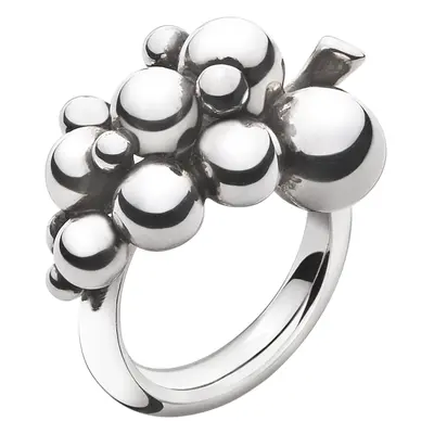 Georg Jensen Moonlight Grapes Sterling Silver Small Dress Ring