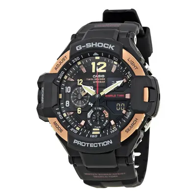 G-Shock Watch Master of G Black Rose Gold Mens