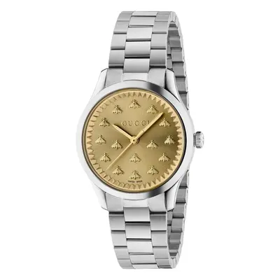 Gucci YA1265035 G-Timeless Gold Dial Ladies Watch