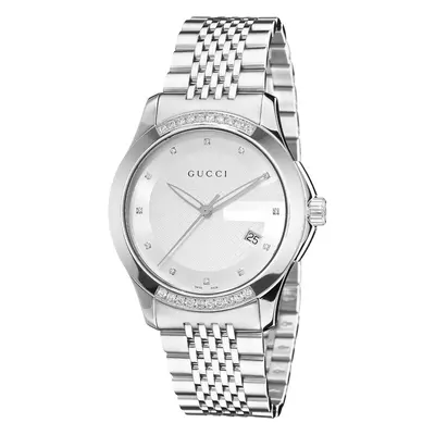 Gucci YA126407 G-Timeless Silver Dial Men's Watch