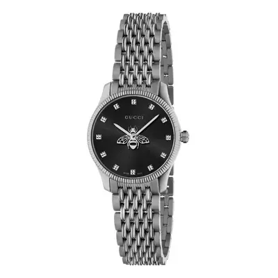 Gucci YA1265020 G-Timeless Black Dial with Bee Ladies Watch