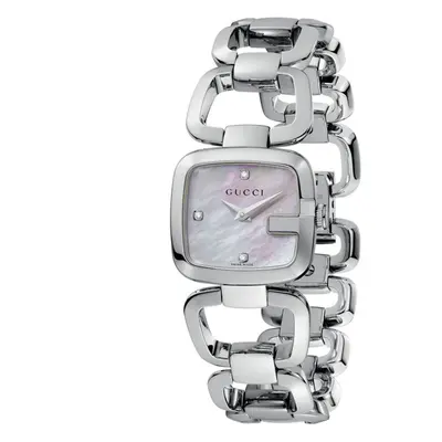 Gucci YA125502 Silver Ladies Mother of Pearl Watch