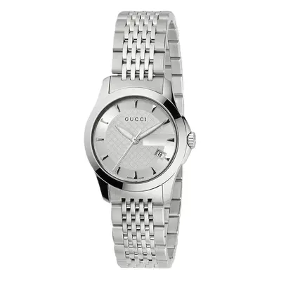 Gucci YA126501 G-Timeless Silver Dial Ladies Watch