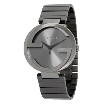 Gucci YA133210 Interlocking Grey Dial Men's Watch