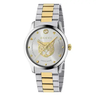 Gucci YA1264074 G-Timeless Two-Tone Unisex Watch