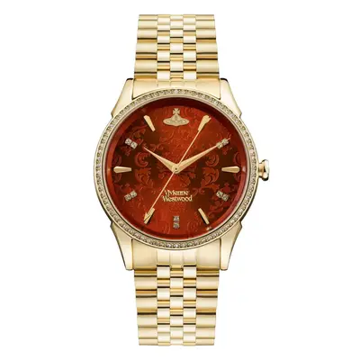 Vivienne Westwood VV208RDGD Orange Dial Ladies Watch