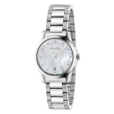 Gucci YA126542 G-Timeless Mother of Pearl Ladies Watch