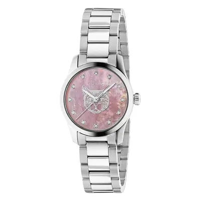 Gucci YA1265025 G-Timeless Pink Mother of Pearl Dial Ladies Watch