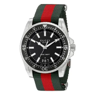 Gucci YA136206 Black Dial Dive Men's Watch