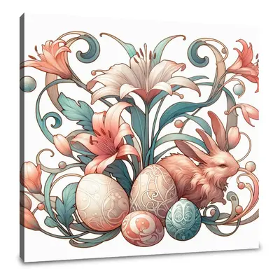 Nouveau Easter Whimsy Canvas