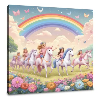 Unicorn Parade Canvas