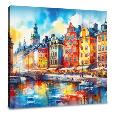 Stockholm Historic Hues Canvas