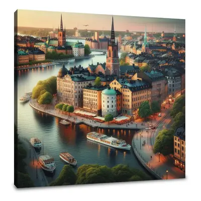 Stockholm Spectrum Canvas