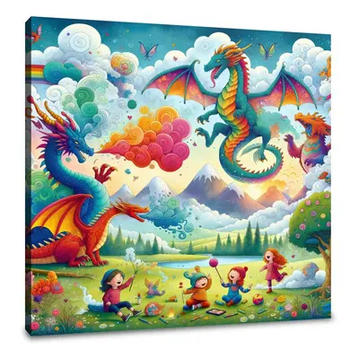 Dreams of the Dragon Playground Canvas