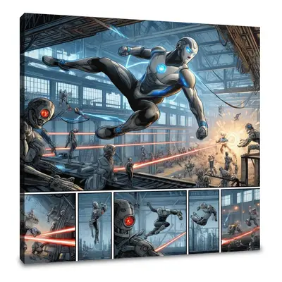 Robotic Clash Canvas