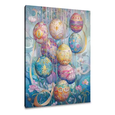 Cascading Easter Egg Canvas