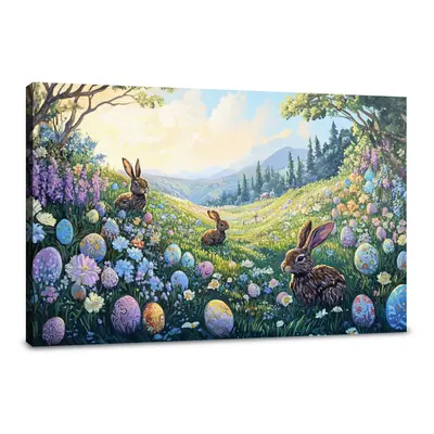 Easter Meadow Canvas