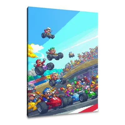 Turbo Kart Racing Canvas