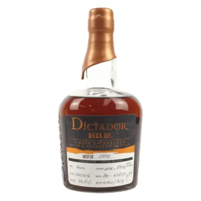 Dictador BEST OF 1973 APASIONADO Colombian Limited Release 42% Vol. 0,7l | Rum | 42% ABV | 70cL