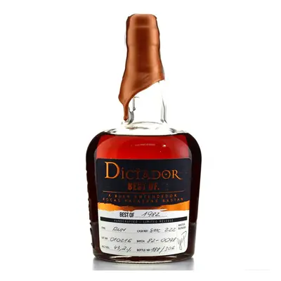 Dictador BEST OF 1982 Colombian 080516/PC108 Limited Release 42,8% Vol. 0,7l | Rum | 42.8% ABV |