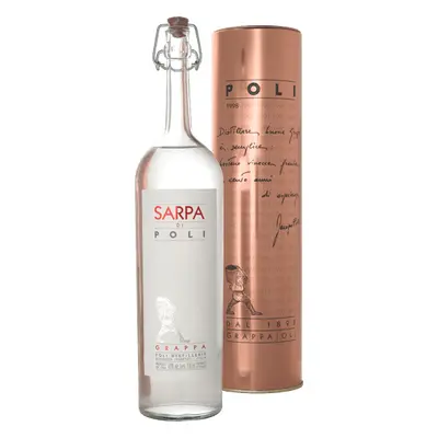 Poli Grappa Sarpa di Poli 40% Vol. 0,7l in Tinbox | Brandy | 40% ABV | 70cL