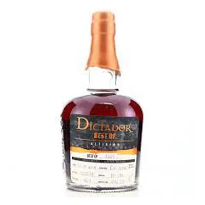 Dictador BEST OF 1981 ALTISIMO Colombian 36YO/080617/EX-W048 46% Vol. 0,7l | Rum | 46% ABV | 70c