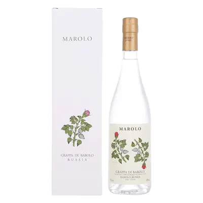 Marolo Grappa di BAROLO BUSSIA 45% Vol. 0,7l in Giftbox | Brandy | 45% ABV | 70cL