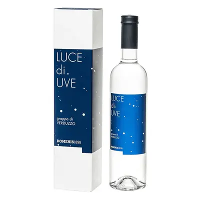 Domenis 1898 LUCE di UVE grappa di VERDUZZO 38% Vol. 0,5 l + GB | Brandy | 38% ABV | 50cL