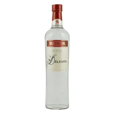 Roner Grappa La Delicata 40% Vol. 0,7l | Brandy | 40% ABV | 70cL