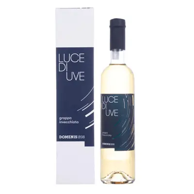 Domenis 1898 LUCE di UVE grappa invecchiata 38% Vol. 0,5l in Giftbox | Brandy | 38% ABV | 50cL