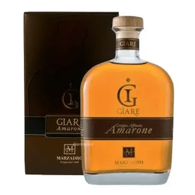 Marzadro GIARE Amarone Grappa 41% Vol. 0,7l in Giftbox | Brandy | 41% ABV | 70cL