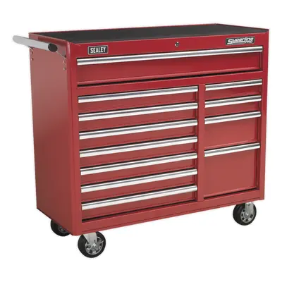 Sealey Rollcab 12 Drawer With Ball-Bearing Slides Heavy-Duty - Red | AP41120 | GSF Car Parts