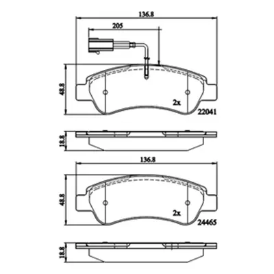 DRIVETEC Rear Brake Pads | PAD3153 | GSF Car Parts